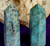 Amazonite Crystal Tower 💎🌊🐚🪸🐠