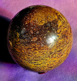 LG. Calligraphy Jasper Crystal Sphere ✨🔮✒️🍂