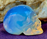 Opalite Crystal Mini Skull 💀🤍🌊🌀💎