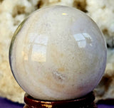 Silky Fluorite Crystal Sphere 💜🔮💚🤍✨