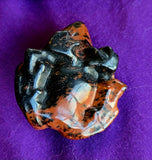 Mahogany Obsidian Crystal Frog Carving 🐸✨🥹💎