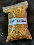 Fresh Cut & Dried Organic Wild Lettuce 🥬🌰🌿