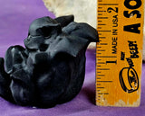 Matte Finished Black Obsidian 9 Tails Holding Sphere