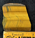 Lapidary Grade Crystal Tigers Eye Slab
