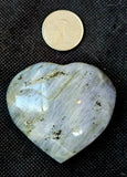 LG. Labradorite Crystal Puffy Heart 💖 ✨💥💙🔮