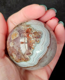 Amethyst & Agate Crystal Sphere # 3 ✨🔮💜💎