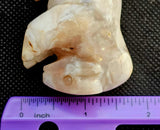 Flower Agate Crystal Buffalo Carving ✨🌸🩷🌷🦬🐃
