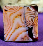 Sardonyx Crystal Floating Cube ✨🤍🖤❤️✨🟥⬛⬜