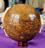 LG. Calligraphy Jasper Crystal Sphere ✨🔮💎✒️🍂