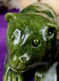 MD. Nephrite Jade Crystal Bear Carving 💚✨🐻🐨