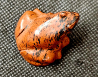 Brecciated Jasper Crystal Frog Figurine 🐸