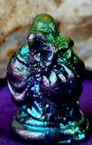 SM. Rainbow Titanium Bismuth Crystal Happy Buddha Figurine ✨💜🙏🕉️🧘🧘‍♀️