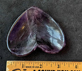 Banded Purple Fluorite Crystal Heart Shaped Bowl or Trinket Dish ✨💜✨