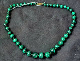 Vintage Malachite Crystal Necklace ✨📿💚🌿🍃🤩