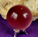 SM. Pink Cat Eye Crystal Sphere 👁️✨😻🔮🐈🩷