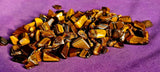 Tigers Eye Crystal Chips 3oz Lot 🐅👁️🍂✨