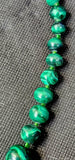 Vintage Malachite Crystal Necklace ✨📿💚🌿🍃🤩