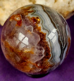 Amethyst & Agate Crystal # 2 💜✨🔮🧡🤍