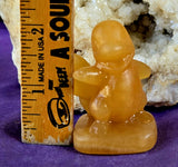 Orange Calcite Crystal Pokemon Charmander Figurine 🔥🦎🧡🍊