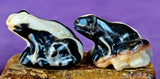 Zebra Jasper Crystal Frog Carving 🐸✨🥹💎