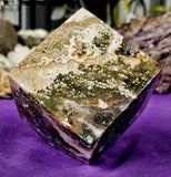 LG. Ocean Jasper Crystal Floating Cube  🪸🟩🌿🐚🌊