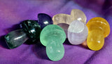 Assorted Fluorite Crystal Mushroom 🍄🌈✨💜