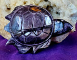 ✨RARE✨ MD. Grade A++ Purple Mica Crystal Turtle Carving 🐢✨ 🤩 🤯 💜🐢