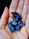 Mini Sodalite Crystal Pokemon Pikachu Figurine