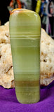 Green Banded Onyx Crystal Freeform Stone Decor 🍂💚✨🤎🍃