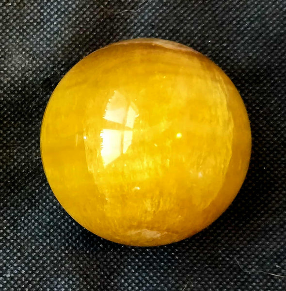 Yellow Fluorite Crystal Sphere 🟡💛🔮✨