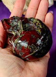 MD. High Quality Dragons Blood Crystal Skull 💀🤩🐲🐉🩸💚♥️