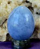 Celestite Crystal Egg Carving 💎🥚🍳💠