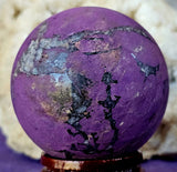 Matte Finished FLASHY Purpurite Crystal Sphere 🔮✨🤩🤯