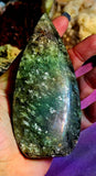 MD. Green Mica Tear Shaped Crystal Freeform ✨💚💥💧