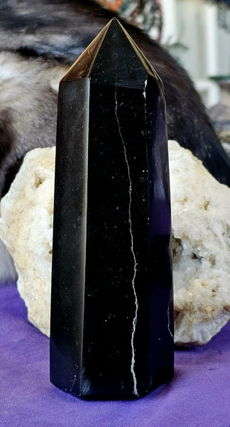 MD. Black Onyx Crystal Tower ✨🖤✨