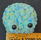 Handmade Teal Confetti Crocheted Frog Plushie 🥹🐸💚