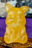 MD. Creamsicle Calcite Crystal Pokemon Pikachu Figurine ✨🍊🧡🐭🐁⚡⛈️💛