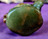 LG. Green Aventurine Crystal Star Wars Grogu Statue 💚⭐✨👽🛸🌌🚀👩‍🚀🤎