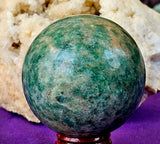 Green & Yellow Jasper Crystal Sphere 💚🔮✨💛