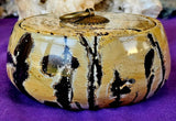 Exquisite MD. Picture Jasper Crystal Bowl w/Lid 🖼️