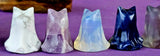 Assorted Crystal Ghost Kitty Cat Figurine 😺👻🥹🐈