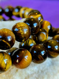 Tiger's Eye Crystal Stretch Bracelet ✨📿🐅🐯👁️