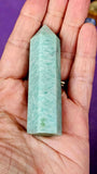 Flashy Amazonite Crystal Tower ✨💎🩵🤍