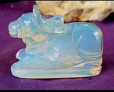 Opalite (Man-made) Crystal Calf on Base 🐄✨🐮
