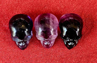 Rainbow Fluorite Crystal Mini Skull