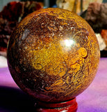 LG. Calligraphy Jasper Crystal Sphere ✨🔮✒️🍂