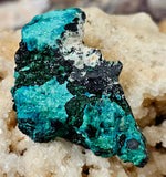 Raw Malachite, Hematite, & Chrysocolla Crystal Specimen 💚✨🩵