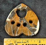 Mixed Jasper Crystal Paw Print in Heart 🐕🐾🐈✨🥹🤎