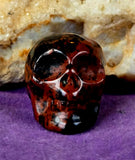 Mahogany Obsidian Crystal Mini Skull 🖤💀❤️