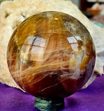 ✨EPIC✨ LG. Sunstone & Moonstone Mixed Crystal Sphere ✨🤯🤩🌞🌅🌙☪️